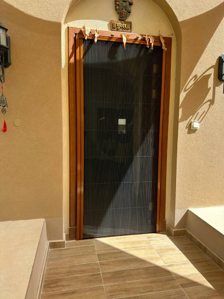 Pleated Single Fly Screen Near Me in Dubai | Custom Fit