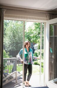 french door screen